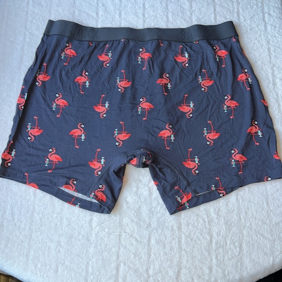 SAXX Ballpark Vibe Super Soft Flamingo Boxer Brief - Picture 8 of 10